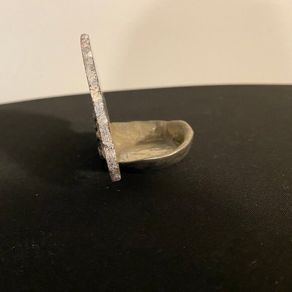 Handmade Geode Slice Tea-lite Candle Shade in Grey - Picture 4 of 6